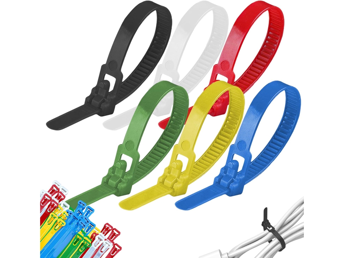 Abraçadeiras De Nylon Com Travamento Automático - Conjunto Para Cabos