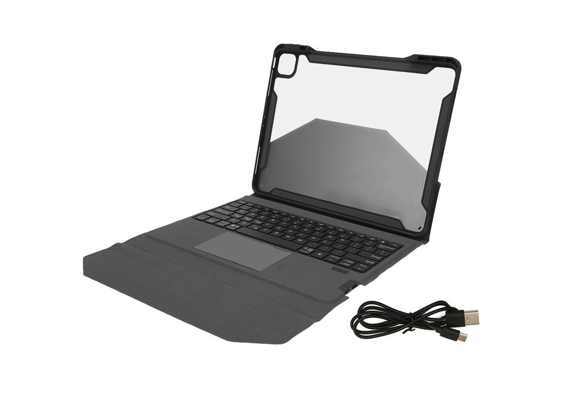 Capa Para Ipad Pro 12.9 Com Luz De Fundo Magnética E Trackpad Sem Fio