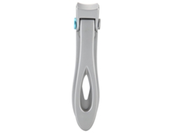 Tesoura De Unhas Grande Em Aço Inoxidável Para Unhas De Mãos E Pés Com Design Anti-deslizante E Lâmina Afiada Prata