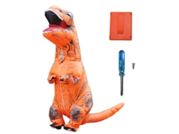 Fantasia Inflável Dinossauro T Rex para Cosplay | S/MARCA