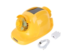 Capacete Solar com Ventilador e Bateria Recarregável Worten