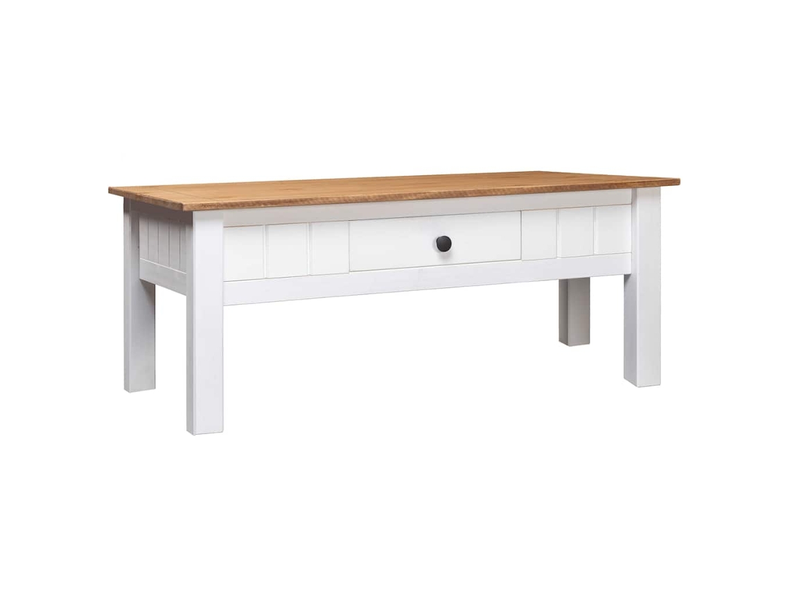Mesa de centro VIDAXL Branco Madeira (100x60x45 cm)