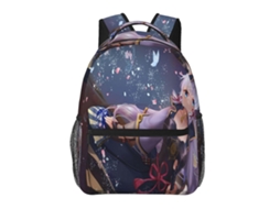 Mochila De Estudante Genshin Impact J170, Leve E Durável, À Prova Dágua E Com Alça De Ombro Ajustável. Olysi Shop