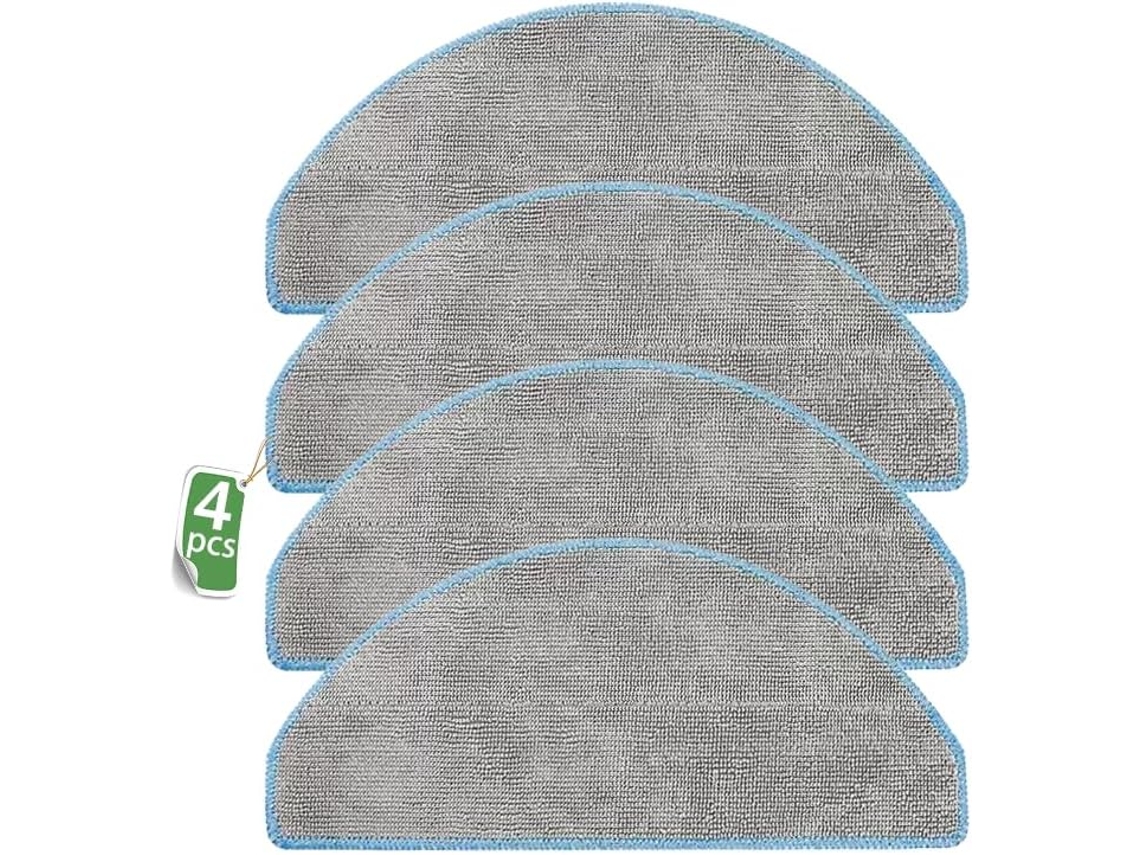 Pacote com 4 Panos de Limpeza Microfibra para os Modelos Roomba 105, Y0140, Q0120 e Y0110 BRILVIBERA