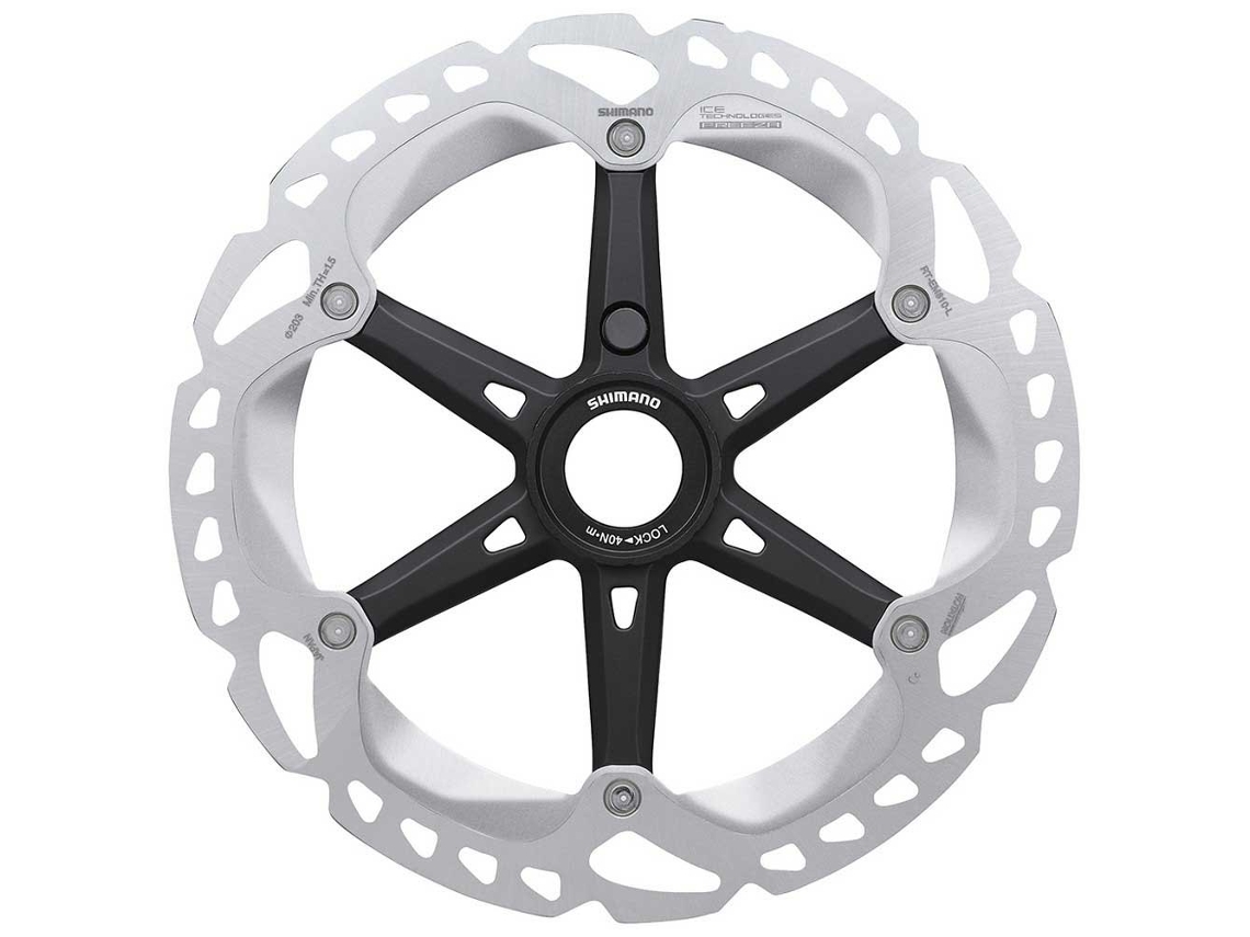 Disco de Freio Ice Tech Freeza Rt-Em810 Cl External Prateado 180 Mmshimano