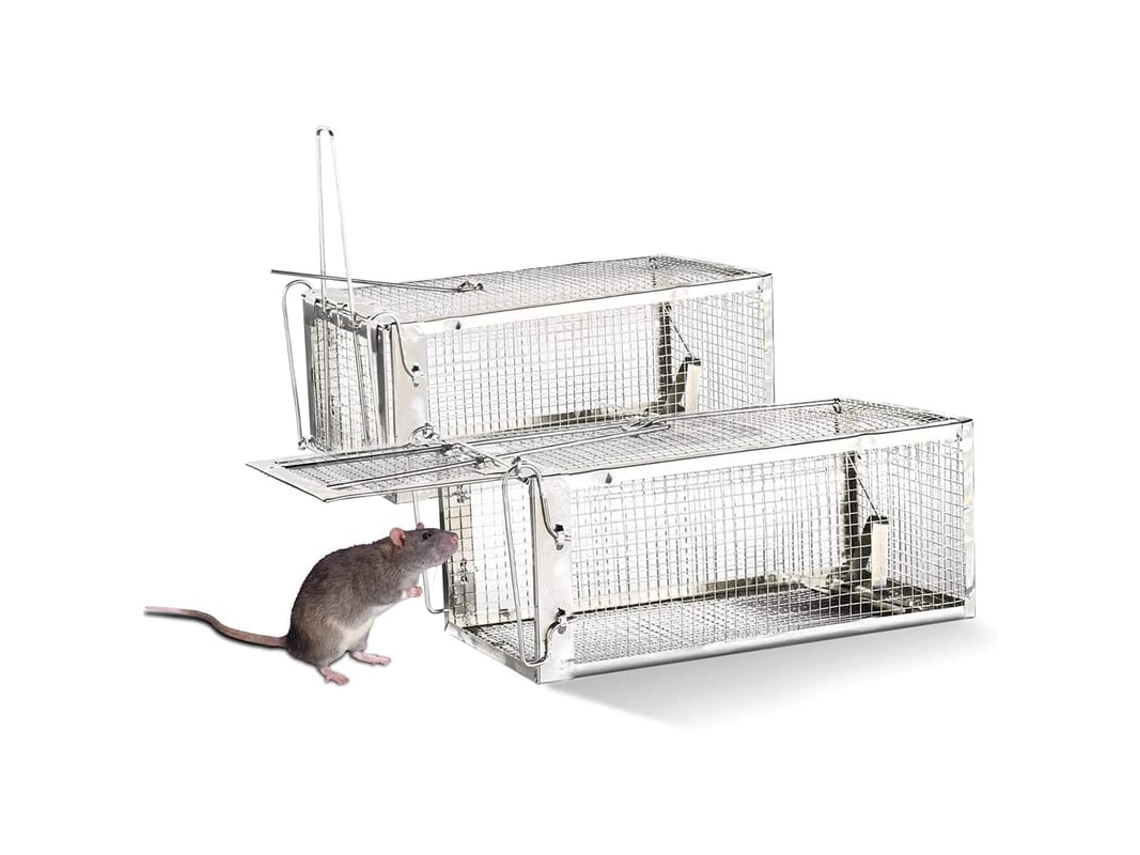 Armadilha De Captura, 2 Peças, Reutilizável Para Ratos E Roedores De Tamanho Similar (fácil)