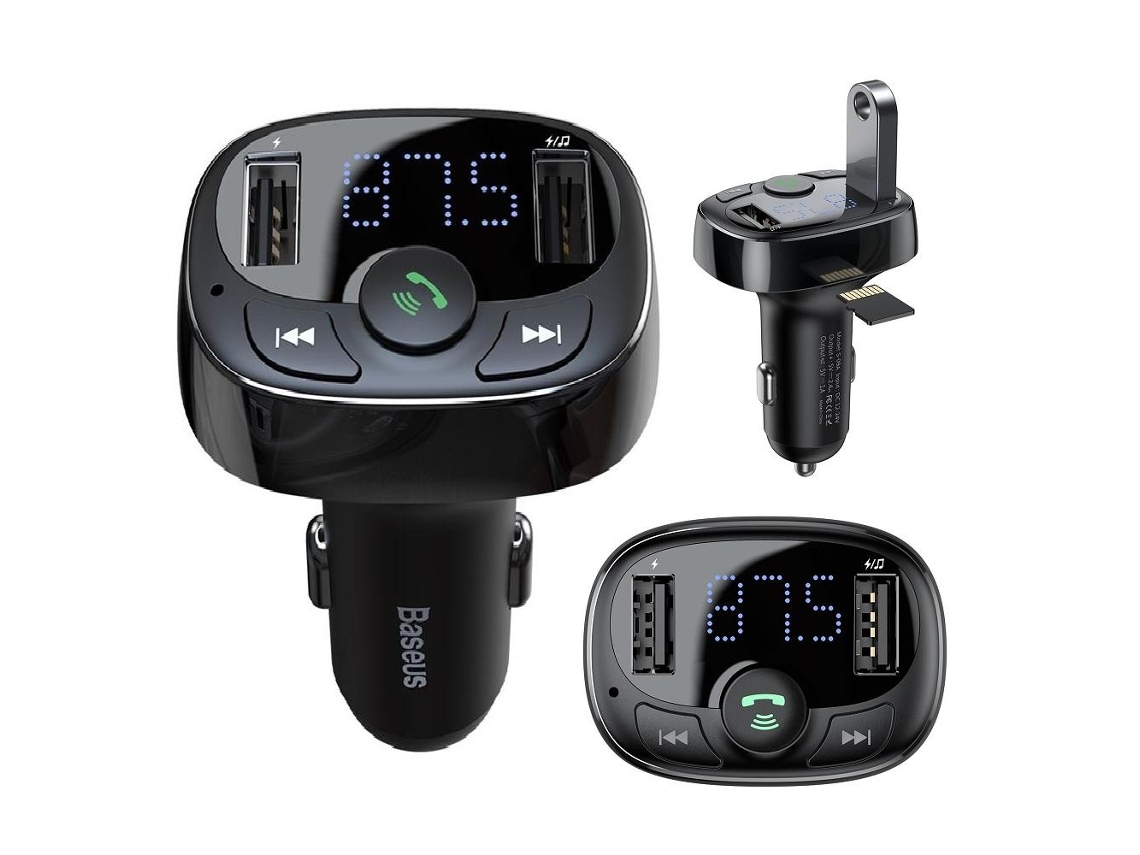 Transmissor Fm Bluetooth Veicular, Usb, Carga Rápida, Mp3