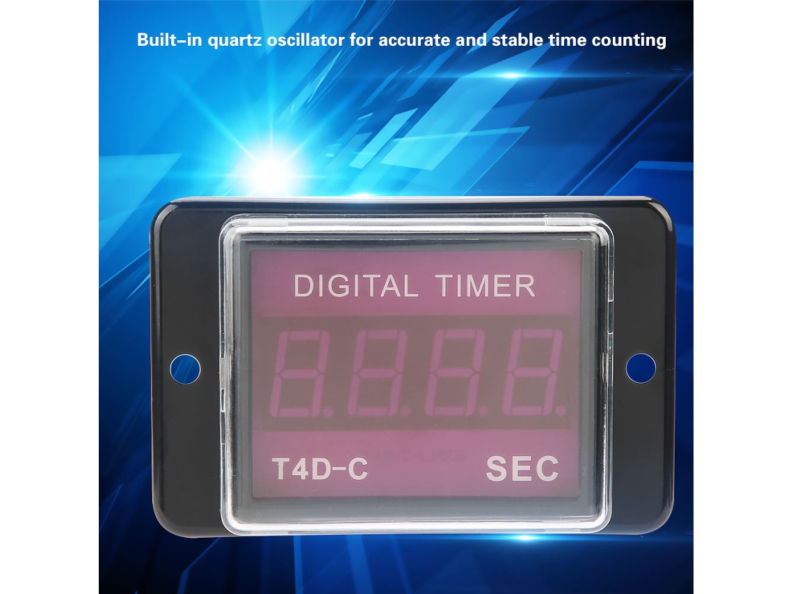 Relógio Digital Led (contagem De Tempo, Definição De Limite)