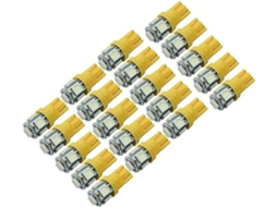 Lote Com 20 Lâmpadas Led Smd W5w 5050 De 5 Polegadas, 60lm, 360°, Fáceis De Instalar.