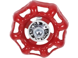 Puxador De Armário Em Formato Disco Vermelho, Estilo Industrial Vintage