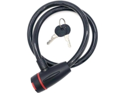 Cadeado De Cabo Para Bicicleta, Cabo De Aço Trançado De Alta Qualidade Revestido Com Silicone Resistente à àgua E A Riscos, Ideal Aquaforge