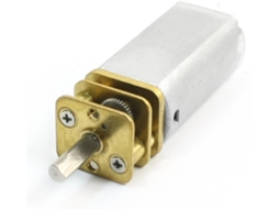 Motor de redução de velocidade 100 rpm, 6 V CC, 16 AWG, compressão Eixo 10 mm CHABERLU