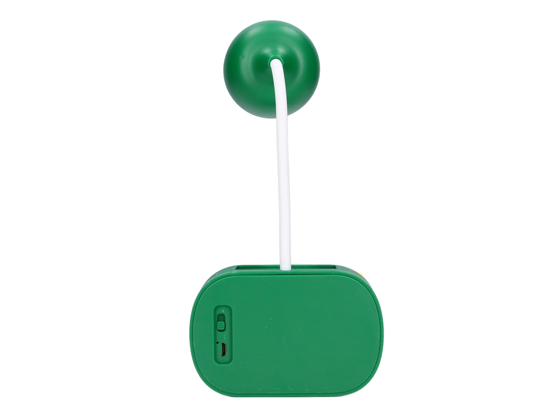 Lâmpada De Escritório Verde Escuro Compacta Portátil Plegável Ajustável Flexível Para Camping Viagens