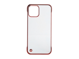 Capa de Telefone para iPhone 12, rígida, transparente, eletroplatada | EOOCOO