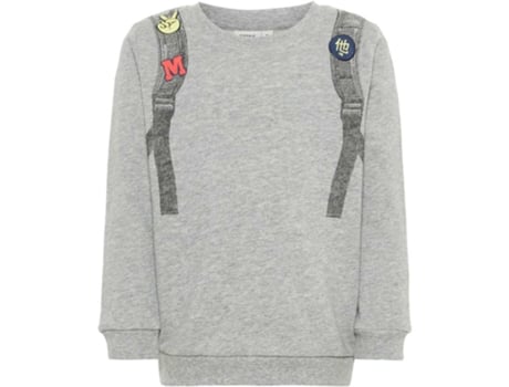 Camisola De Criança Nameit Sudaderas Jerséis Nmmlau Tipo Básico Urbano. Cinzento (104 Cm)