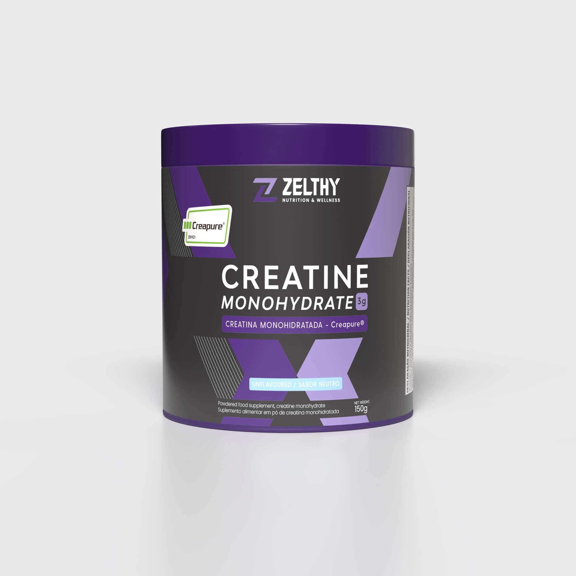 Creatine Monohydrate Creapure Unflavoured ZELTHY