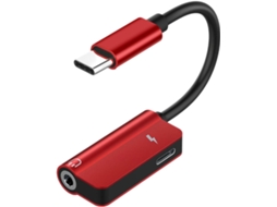 Adaptador Para Carregamento E Escuta Simultâneos Compatível Com Telefone Para Fone Usb Tipo-c Para Entrada
