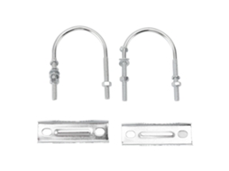2026 Store kit de Abrazaderas para Antena Doble Con Pernos U Y Bloque de Mandíbula En V para Montaje de Mastiles Exterior
