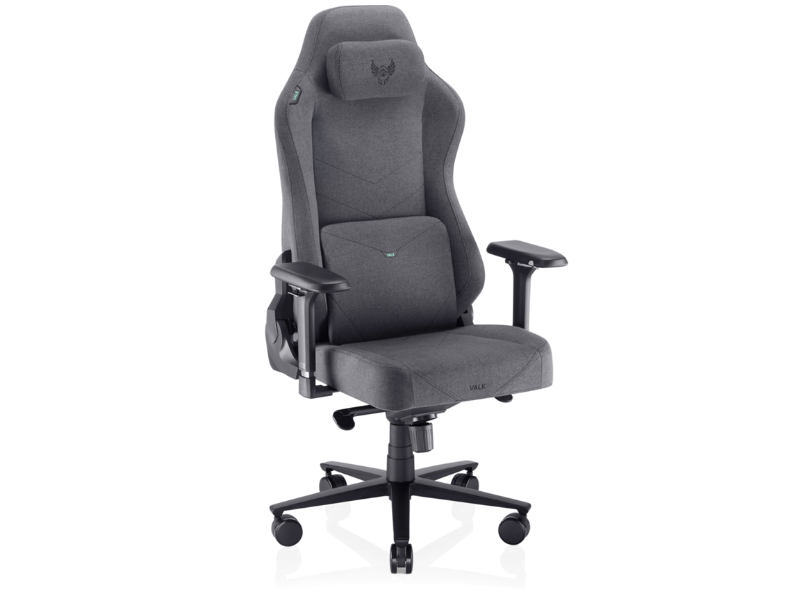 Cadeira Gaming VALK Freya Elite (Até 150 kg - Tecido Respirável - Cinza Antracite)