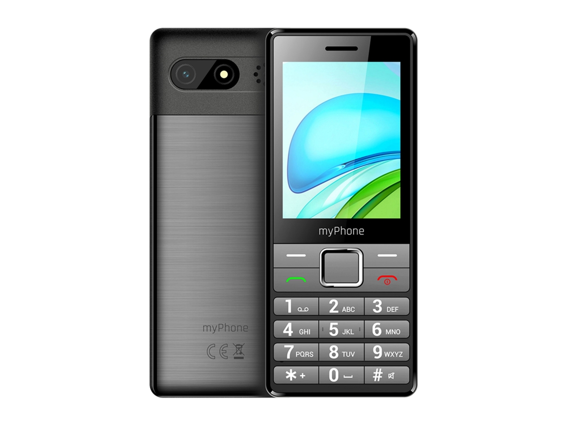 7340 2,8" 4g Volte Preto Prateado MYPHONE