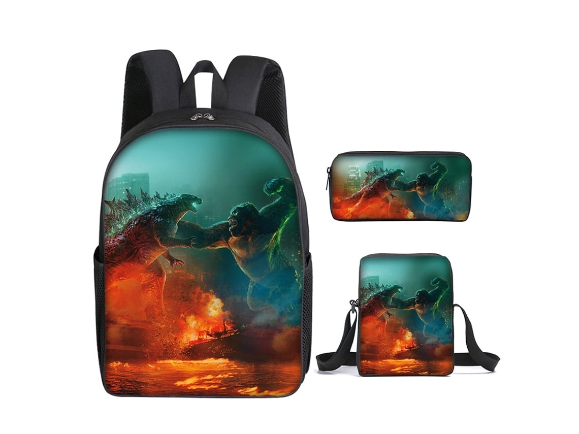 Mochila  De Estudante Conjunto De Três Peças*