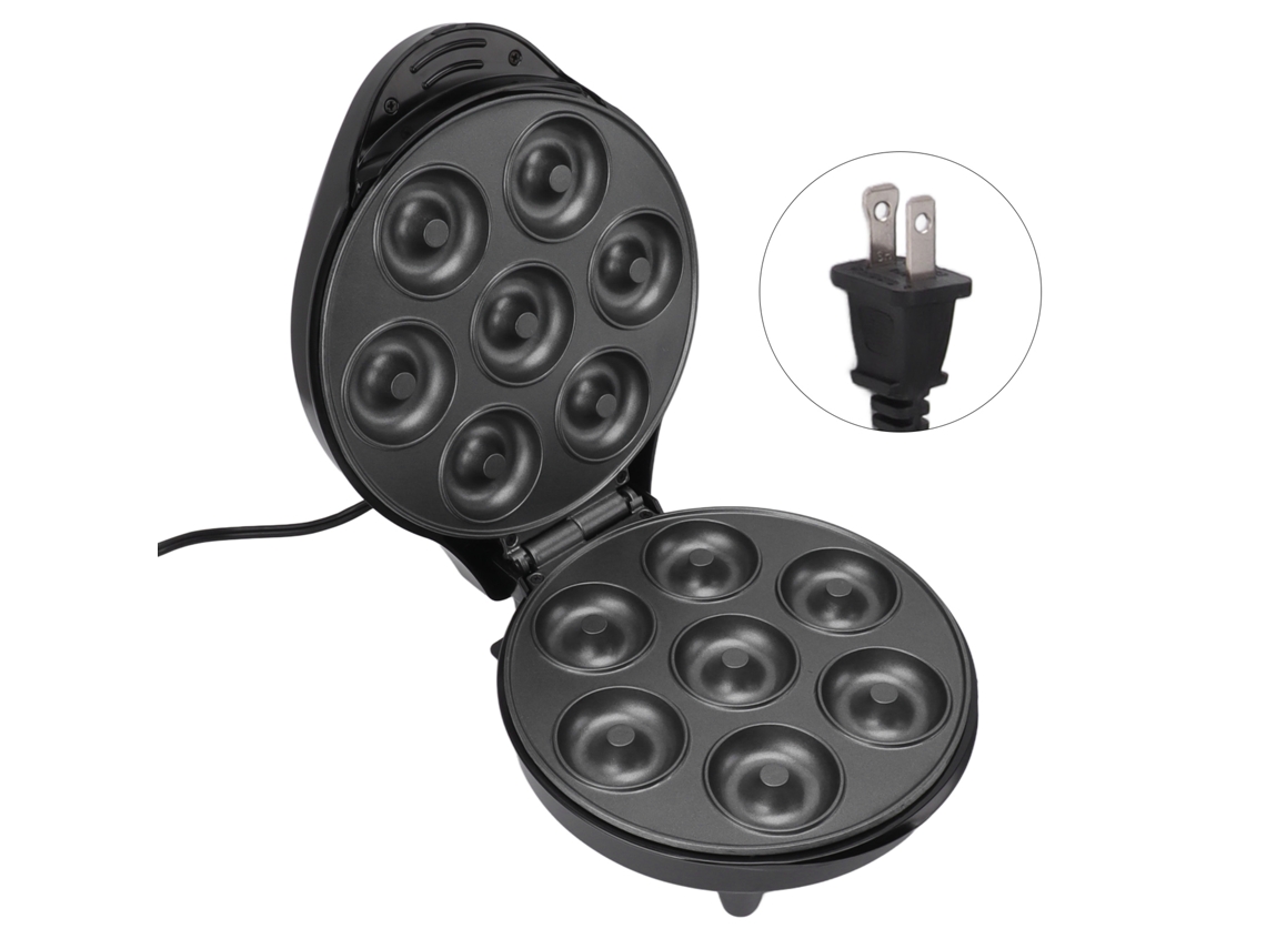 Máquina de Mini Donuts de Alta Potência para Snacks e Sobremesas, Faz 7 LAXISCREED