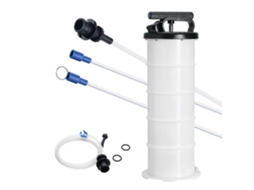 Extrator Manual TEKMAQUINAS de Fluidos 6,5l com Tubos e Adaptadores para Óleo e Travões