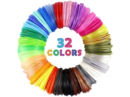 Filamento Pla 1,75 Mm, 3 Metros, 32 Cores, Caneta De Recarga 3d, Ideal Para Iniciantes, Alta Qualidade Yu