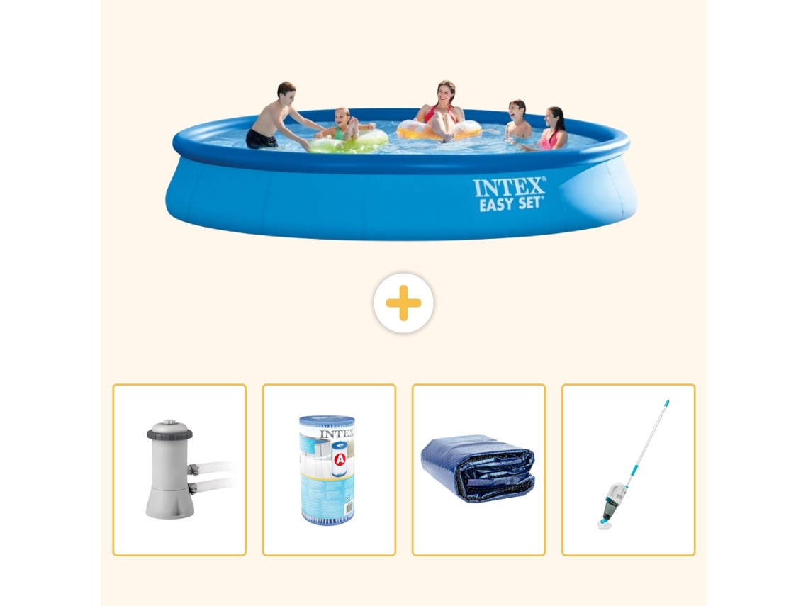 Intex Piscina Easy Set Redonda - 457x84 Cm - 5-peças S201