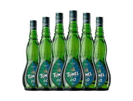 Licor de ervas ANTONIO NADAL Tunel Zero Sem Álcool (0.7 L - 6 Unidades)