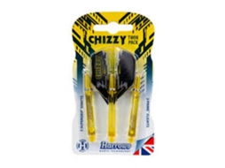 Penas Twin Pack HARROWS SuperGrip Chizzy Amarelo Medium 47mm