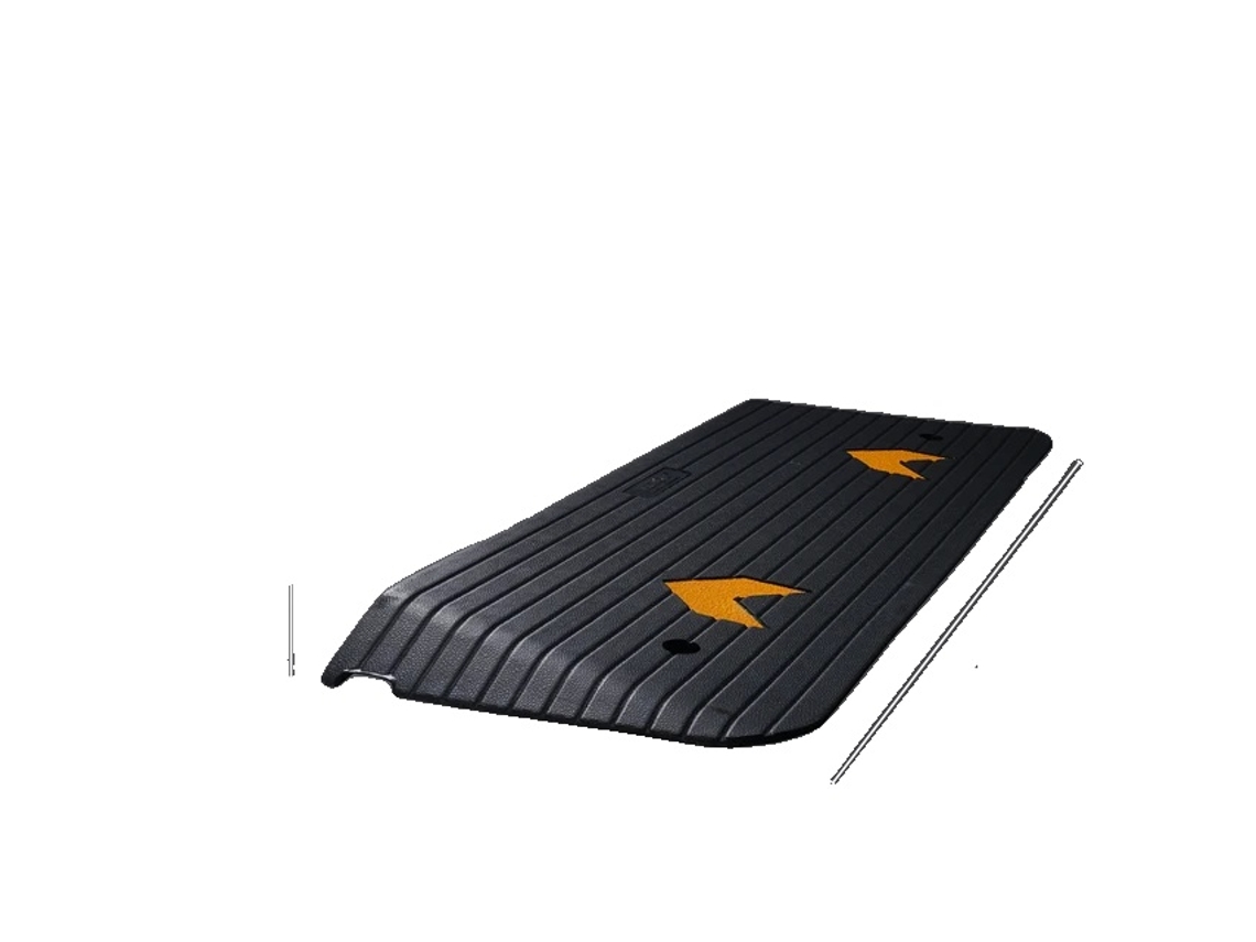 Rampas De Curbas Para Entrada, Portáteis, Antiderrapantes, 43.7x16.0x2.0polegadas Oem