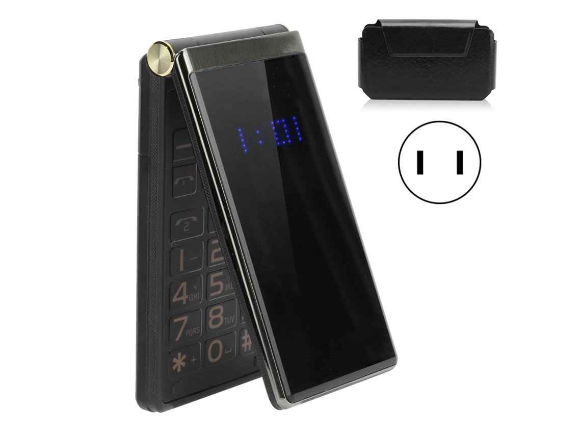 Laxiscreed Telemóvel Clamshell Dual Sim Com Tela De 2.8 Polegadas