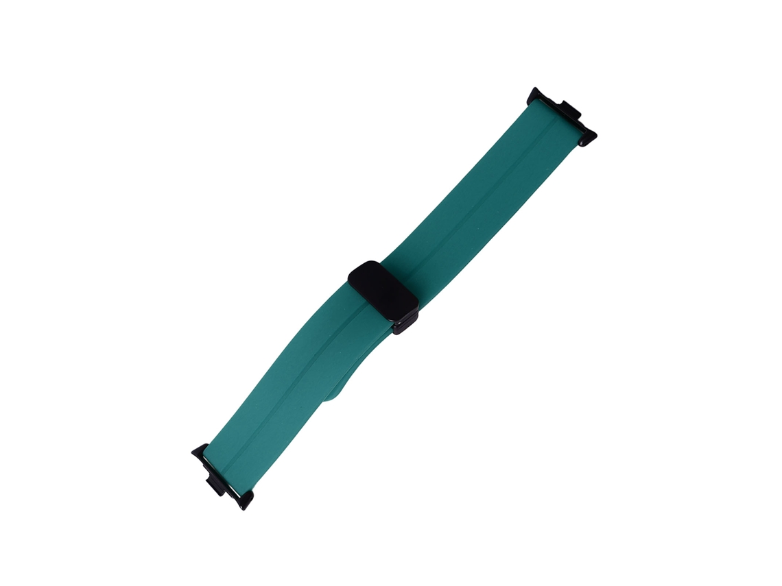 Cinto Silicone Magnético Flexível À Prova Dágua Para Mi Band 8 Pro Verde Militar