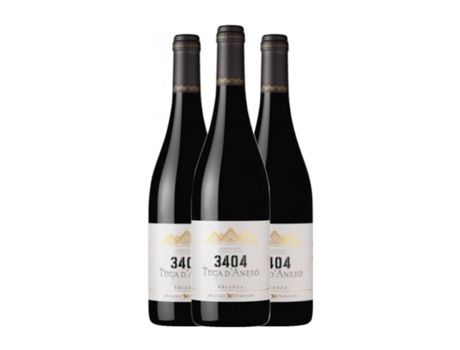 Vinho 3404 TUCA D'ANETO 3404 Tuca d'Aneto Somontano Crianza (0.75 L - 3 Unidades)