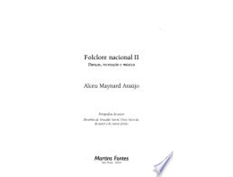 Livro FOLCLORE NACIONAL II de ARAUJO, ALCEU MAYNARD (Português do Brasil)