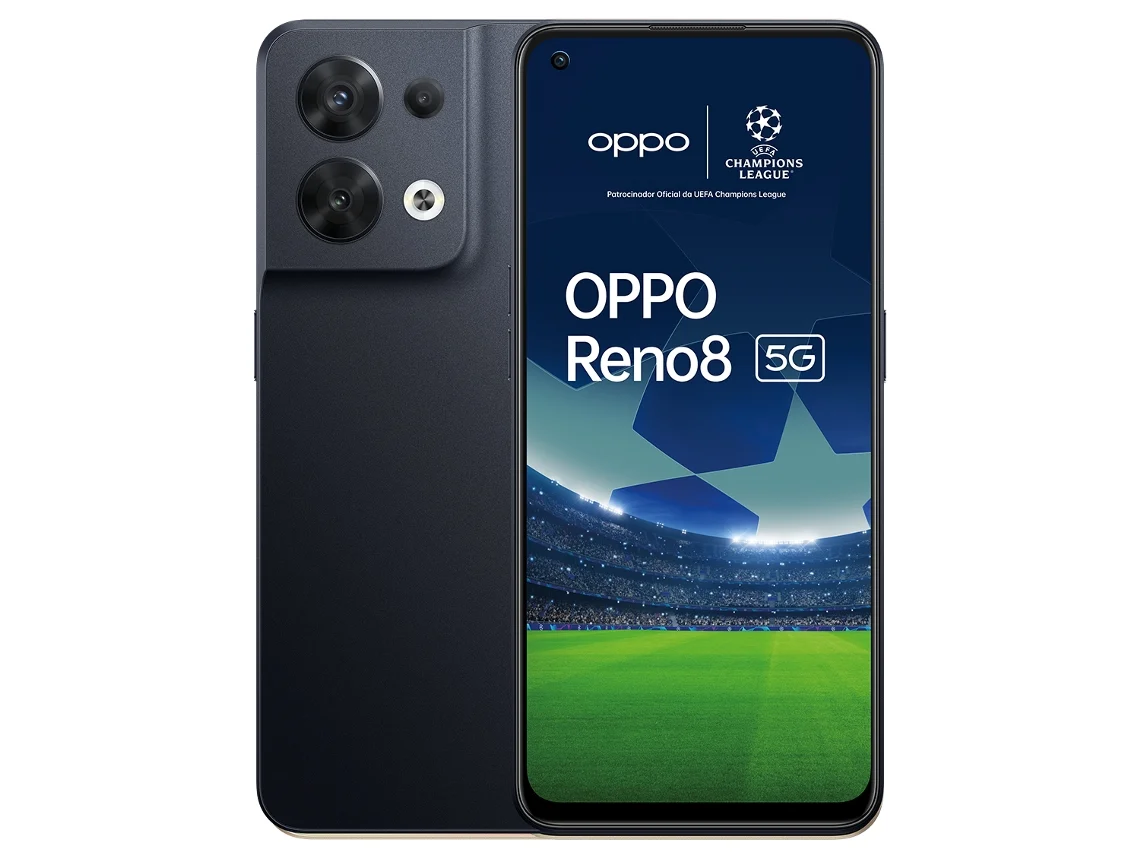 Smartphone OPPO Reno 8 5G (6,43'' - 8 GB - 256 GB - Preto)