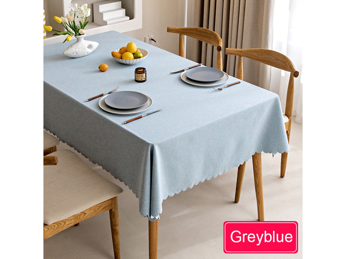 Toalha De Mesa Impermeável, Toalha De Mesa Nórdica De Algodão E Linho, Estilo Japonês, Toalhas De Mesa De Cor Sólida Para Mesa De Jantar, Mesa De Cent