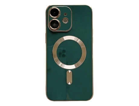 Lente para Telefone Mobile Phone Cases Magsafe Plating With para iPhone 11 Pele Sintética