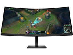 Monitor  HP OMEN Gaming 34C G2 (34'' - Wide Quad HD - 1 ms - Preto)