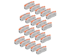 Conector De Condutor Elétrico Laxiscreed 1 Em 01 Saída Para Ligações Rápidas