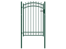 Fence Gate, Fence Gates Vidaxl Verde Aço (103 X 117 Cm)