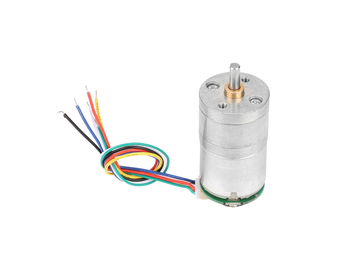 Motor De Engrenagem Com Encoder Dc 12v 500rpm Gm25-310 De Metal Alta Torque Para Abertura De Janelas E Portas