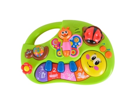 Teclado Divertido Hola Smiley Face Com Música/luz 927 Hola Hola