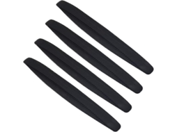 4-packs Parche Anti-colisão Preto Para Bumper De Carro Suv Caminhonete Proteção Anti-risco