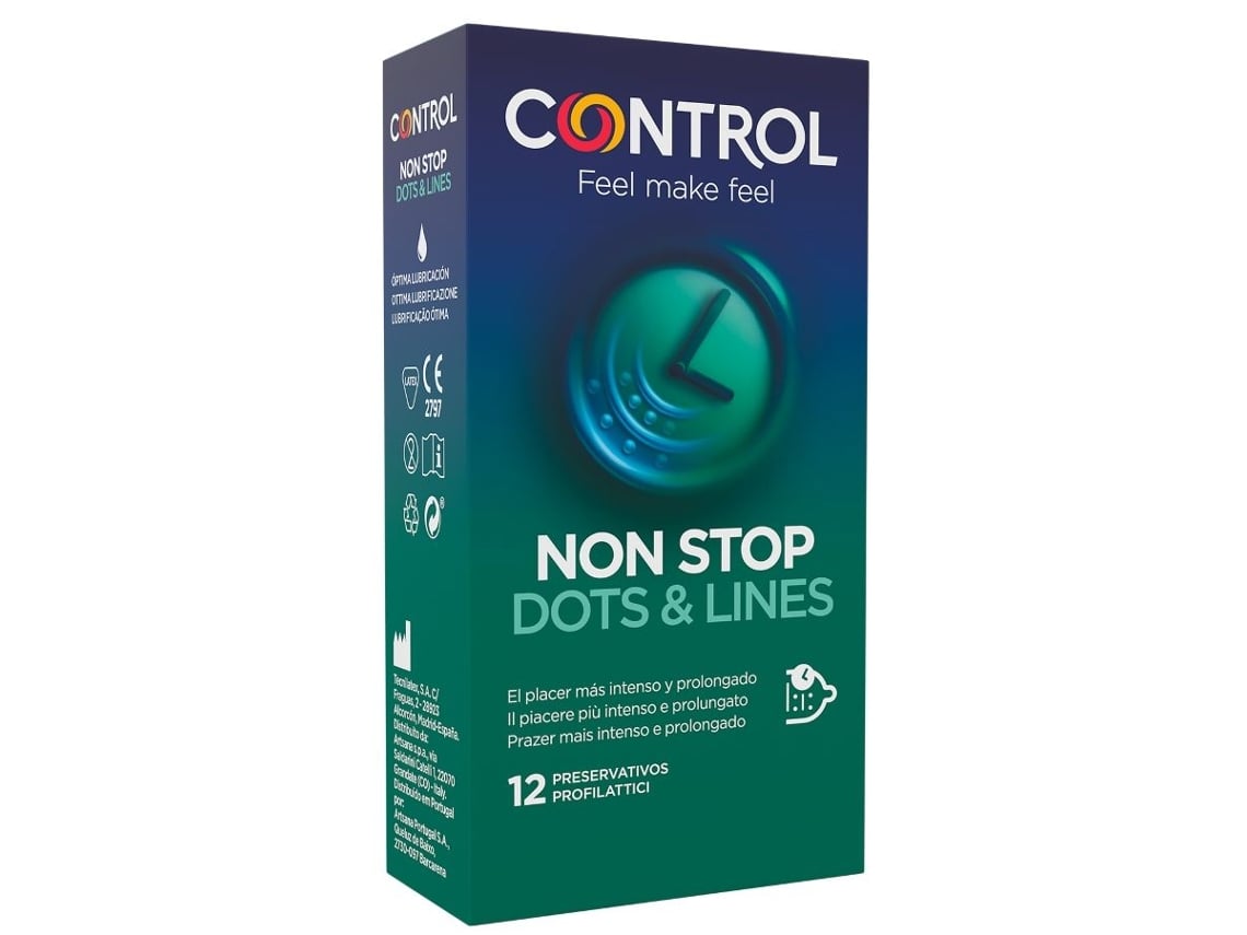 Preservativos CONTROL Pontos e Estrias (12 un)