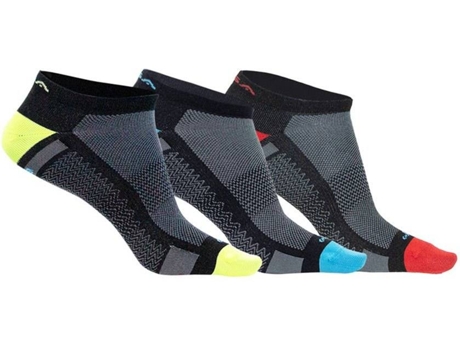 Pack 3 Pares Meias para Homem GSA Corte Baixo Hydro+ 620 Performance 3 Pares Multicor para Corrida (EU 43-46)