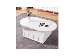 Mesa de centro em formato de nuvem com gavetas e compartimentos. Liptaptyn