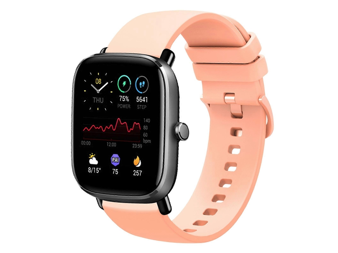 Pulseira De Silicone Macio De Cor Sólida De 20 Mm Para Amazfit Gts 2 Mini