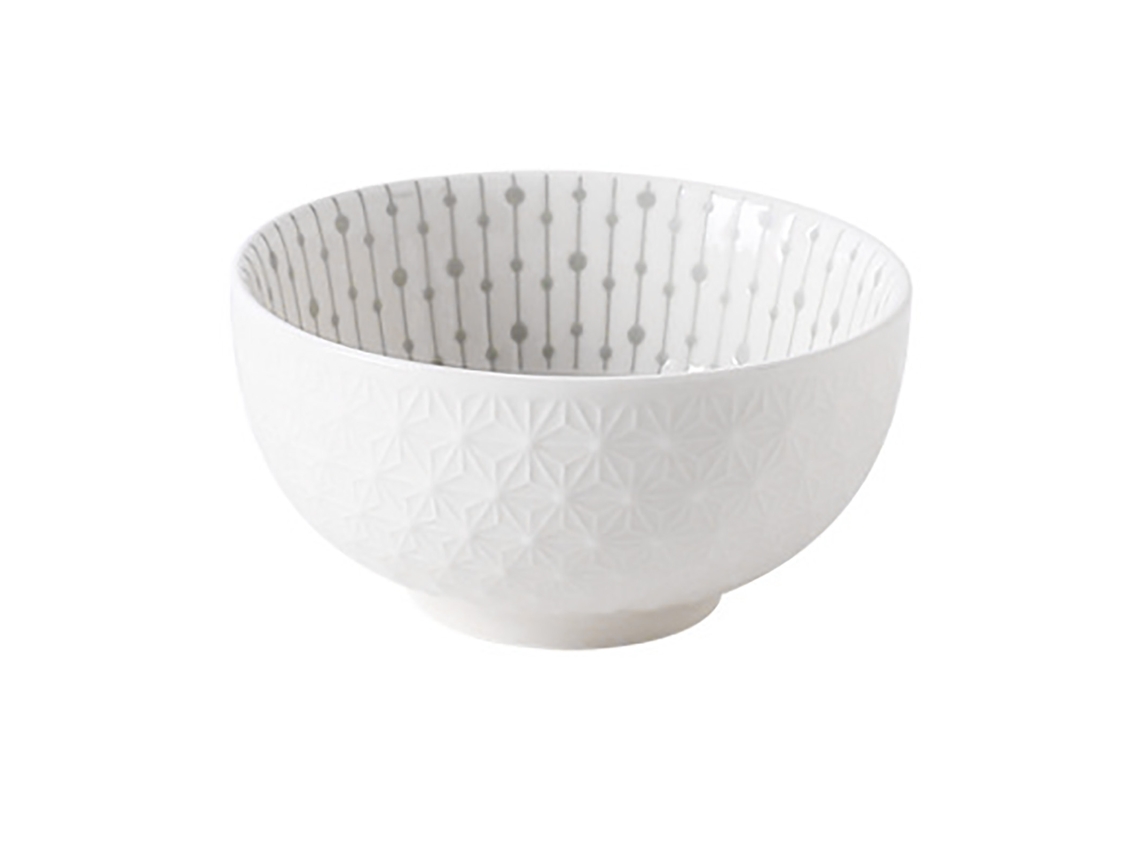 Prato de Sopa Pequeno em Cerâmica 11,6cm Design Simples Subglaze Fácil Limpeza | S/MARCA